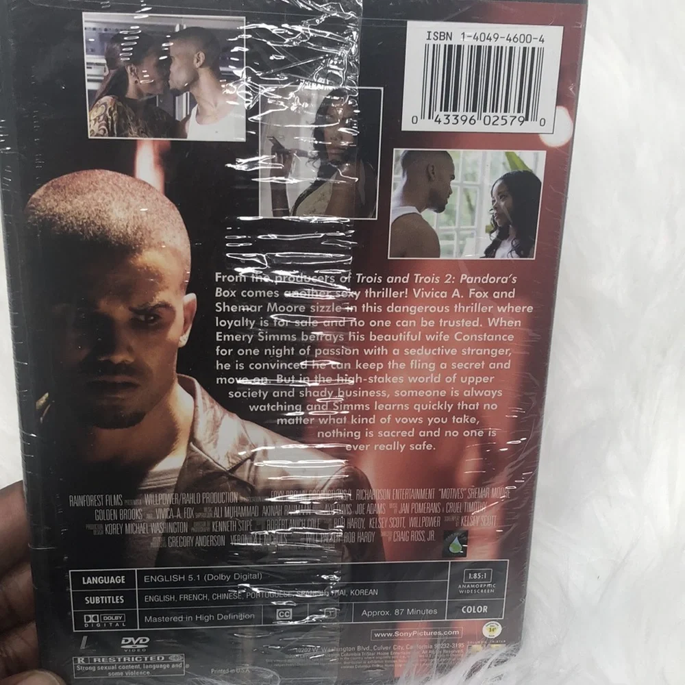 Sony Pictures Viva A Fox And Shemar Moore Motives DVD Video
